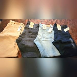4 pair of size 36x30 Polo jeans.